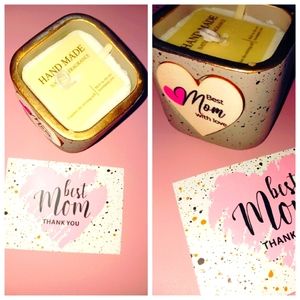 CANDLE, SCENTED, HANDMADE, Gift for Mom: Christmas, Birthday, Mother Day
